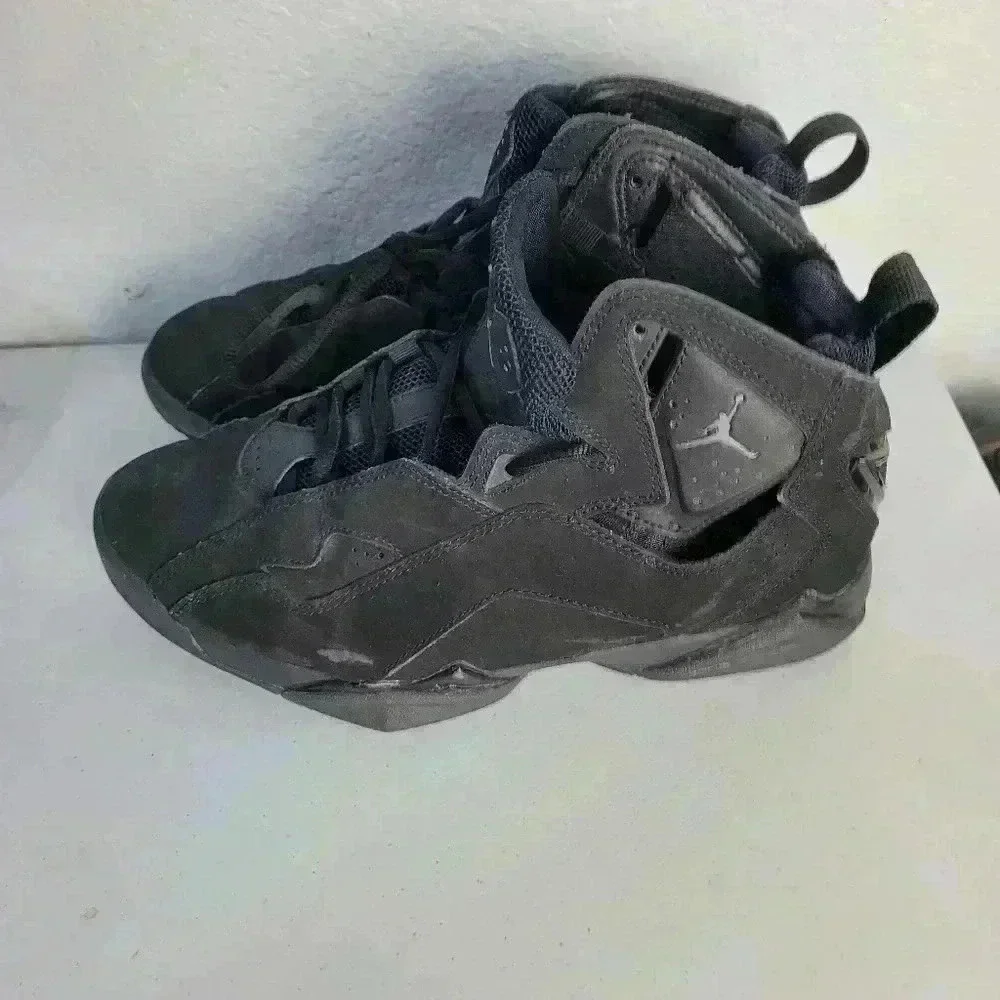 Nike Air Jordan True Flight Black Shoes Mens US 7